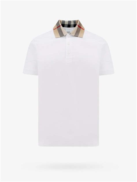 herren poloshirts weiß günstig burberry|Burberry Poloshirt .